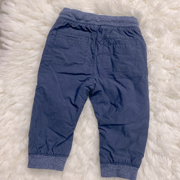 Cat & Jack Gray  Blue Baby Boy Joggers Lining Pants Size 12M ! - Picture 4 of 8